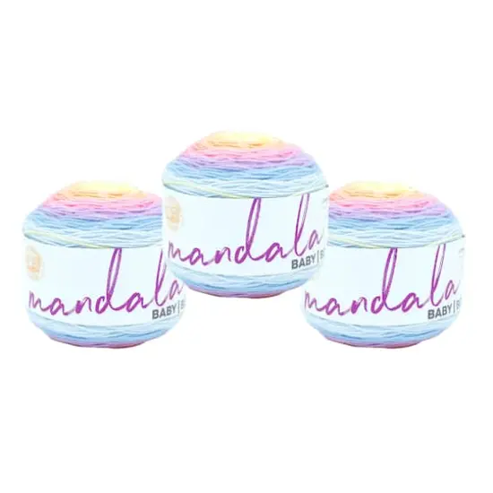 3 Pack Lion Brand&reg; Mandala Baby&reg; Yarn Acre Woods {1}