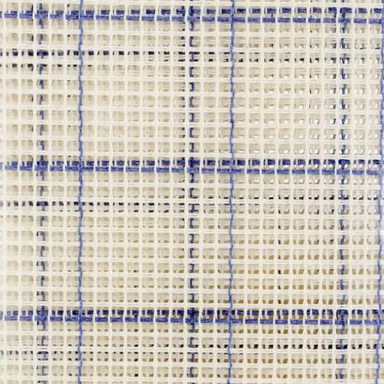 Zweigart&reg; Blue Checked 3.75" Mesh Rug Canvas, 36" x 60" {3}