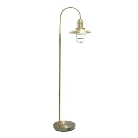 Lalia Home Modern Farmhouse 1 Light Floor Lamp Antique Brass {1}