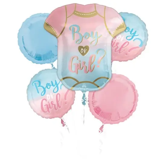 The Big Reveal Foil Balloon Bouquet {1}