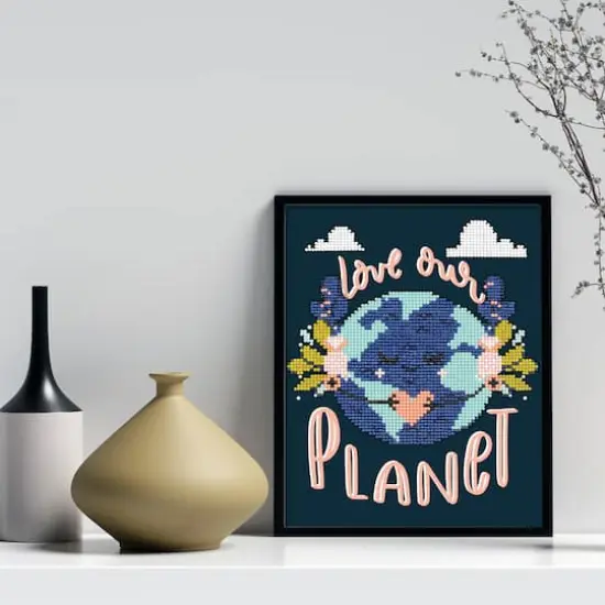 Camelot&reg; Dots Love Our Planet Diamond Painting Kit {5}