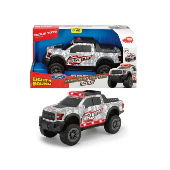 Dickie Toys Light & Sound Scout Ford F-150&reg; Raptor&reg; Toy Truck {3}