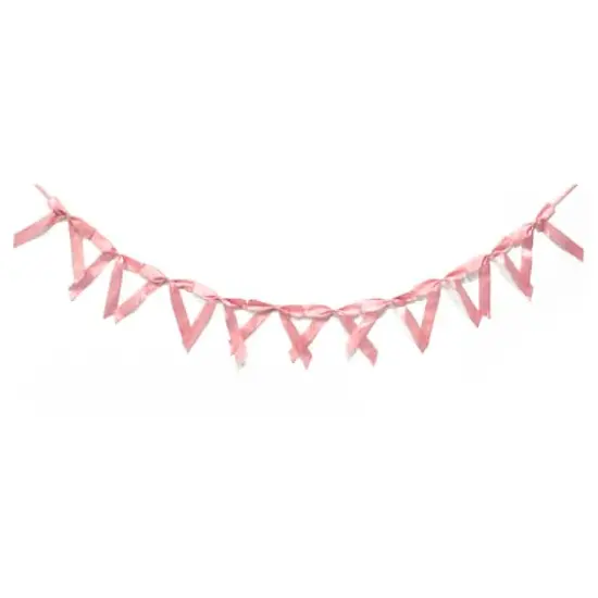 7.75" Pink Bow Banner by Celebrate It™ {1}