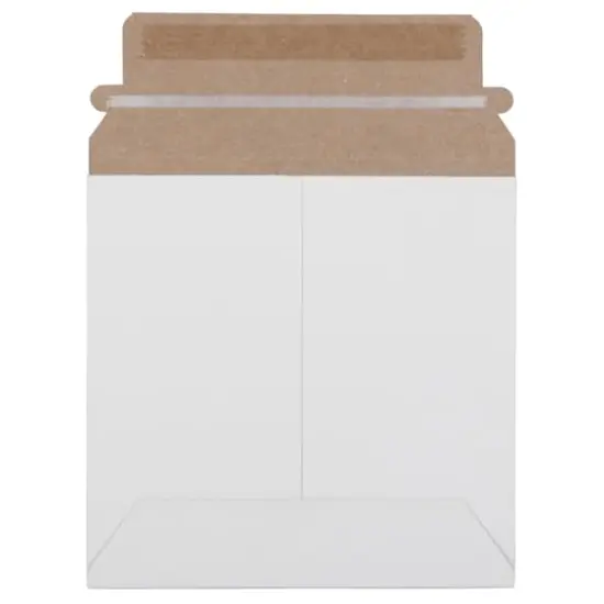 JAM Paper 6" x 6" White Flat Photo Mailer Peel & Seal Closure Envelopes, 6ct. {4}