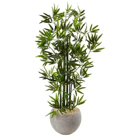 4ft. Bamboo Artificial Tree in Sand Colored Bowl {1}