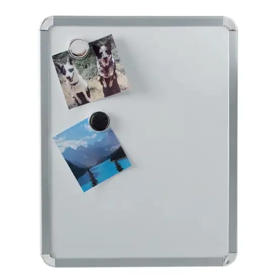 11" x 14" Framed White Magnetic Dry Erase Board by B2C&reg; {3}