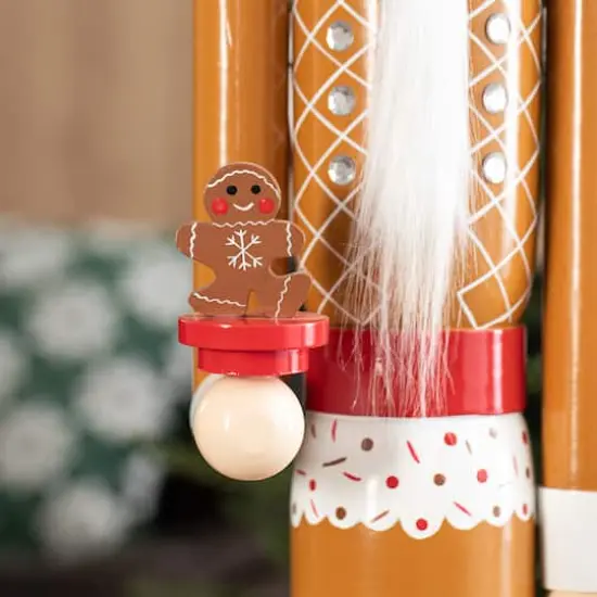 Glitzhome&reg; 42" Christmas Gingerbread Chef Nutcracker {6}
