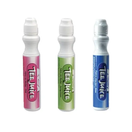 Jacquard Tee Juice&trade; Broad Point Fabric Marker Spring Green {2}