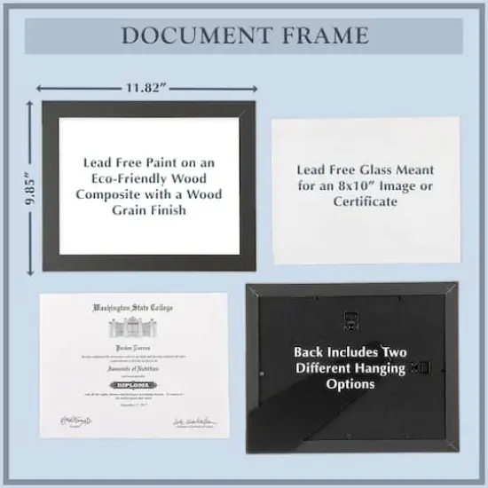 DII&reg; Espresso 8" x 10" Frame Set {3}