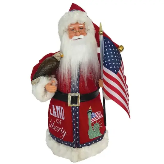 Santa's Workshop 15" Land of Liberty Santa {1}