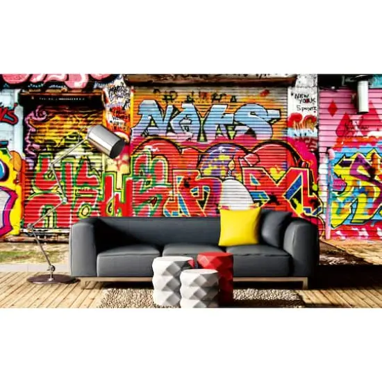 Dimex Graffiti Street Wall Mural {3}