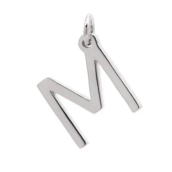 Sterling Silver Alphabet Charm by Bead Landing&trade; M {4}