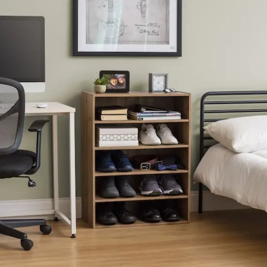 IRIS&reg; 31.5" 5-Tier Organizer Shelf Brown  {9}