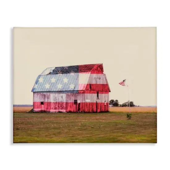 Stupell Industries Americana Farmhouse Barn Canvas Wall Art {1}