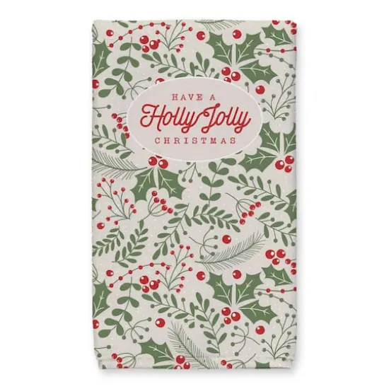 Holly Jolly Tea Towel Set {3}