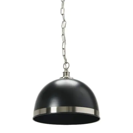Hello Honey&reg; 5.9ft. Metal Ceiling Light Black and Antique Nickel {1}