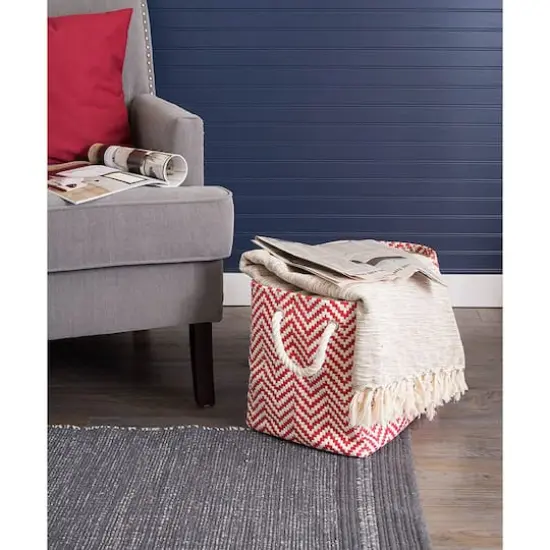 DII&reg; Medium Chevron Rectangle Paper Bin Rust {5}