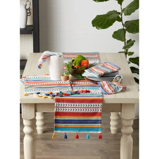 DII&reg; Picante Stripe Tassel Placemats, 6ct. {10}