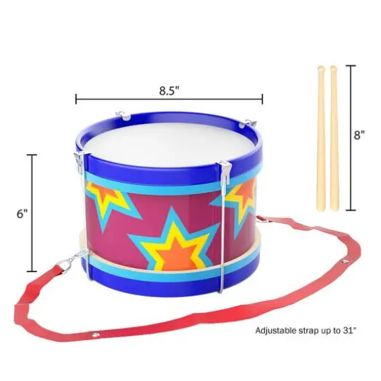 Toy Time Double-Sided Toy Drum {3}