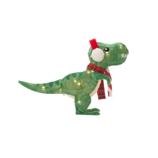 24" Plush T-Rex with Earmuffs Figurine {6}