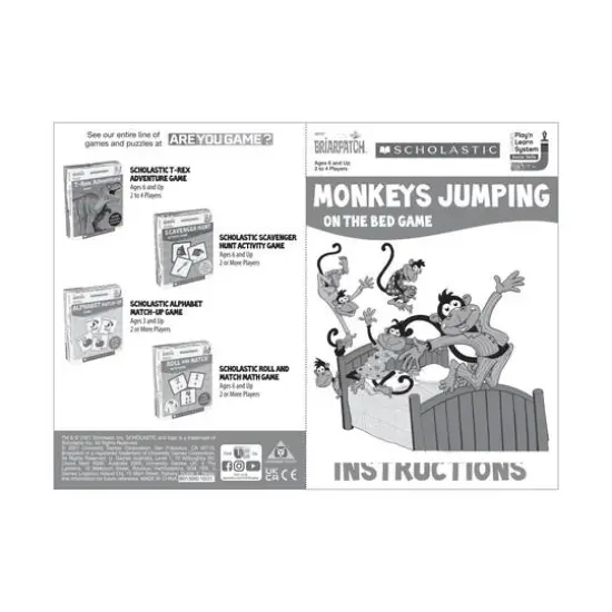 Scholastic Monkeys Jumping on the Bed Game {7}
