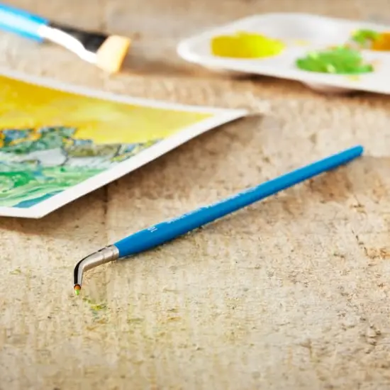 Princeton™ Select™ Artiste Series 3750 Short Handle Angle Spot Detailer Brush {3}