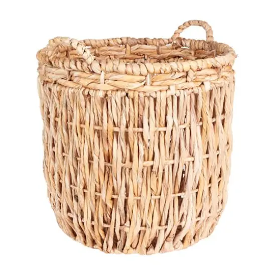Household Essentials Tall Banana Leaf Wicker Floor Basket {1}