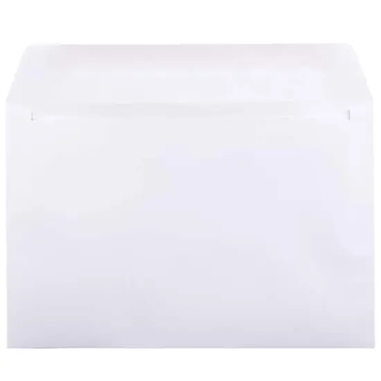 JAM Paper 6" x 9" White Booklet Commercial Envelopes {4}