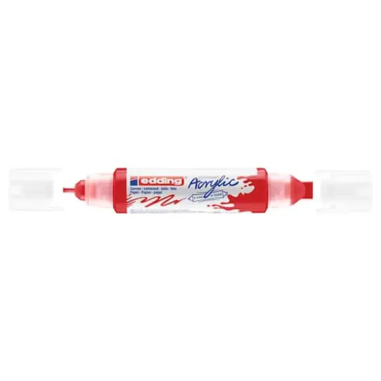 edding&reg; 5400 Acrylic 3D Double Liner Marker Traffic Red {3}