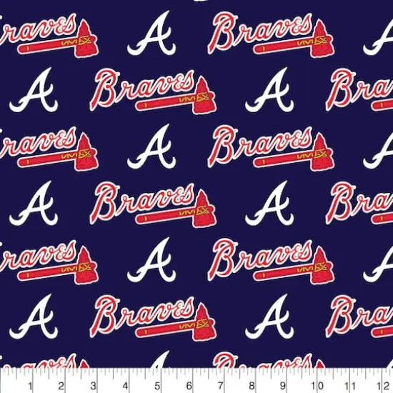 MLB Atlanta Braves Cotton Fabric {3}