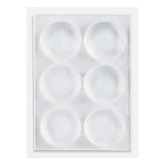 Scotch&trade; Round Self-Adhesive Bumpers, Clear {4}