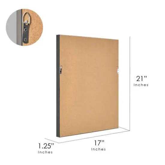 American Art Decor Los Angeles Post Printed Glass Framed Wall Decor {7}