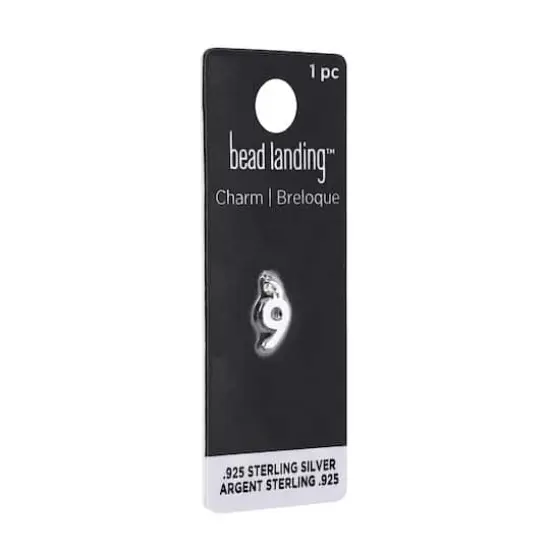 Sterling Silver Number Charm by Bead Landing&trade; 9 {7}