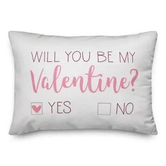 Be My Valentine Choice Throw Pillow {1}