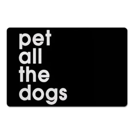 Pet All The Dogs 18" x 27" Floor Mat {1}