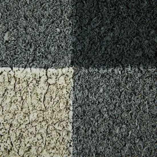 DII&reg; Gray & White Buffalo Check Doormat {3}