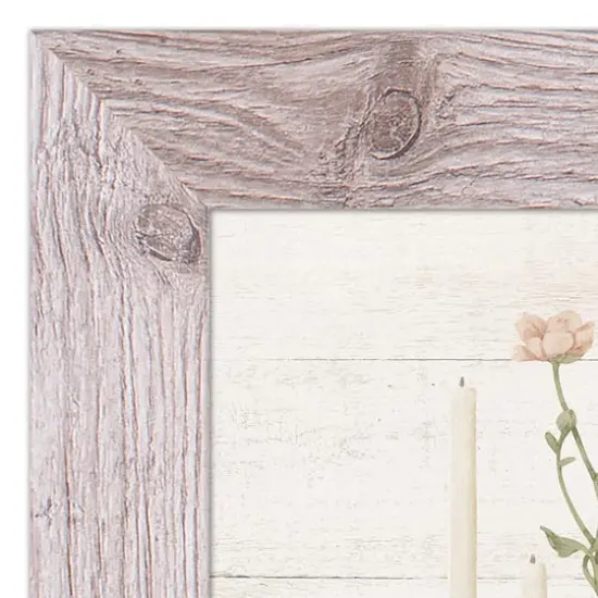 Florals with Candles Western Framed Print White {4}