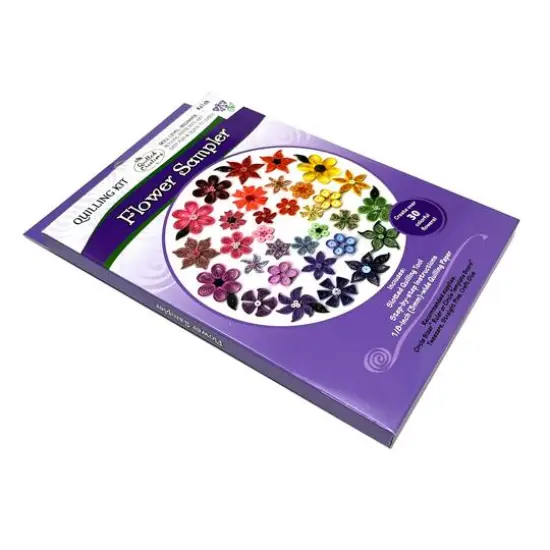 Quilled Creations&trade; Flower Sampler Quilling Kit {7}