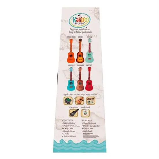 Salus KaKo'o 21" Sandalwood Professional Wooden Ukulele Set {5}