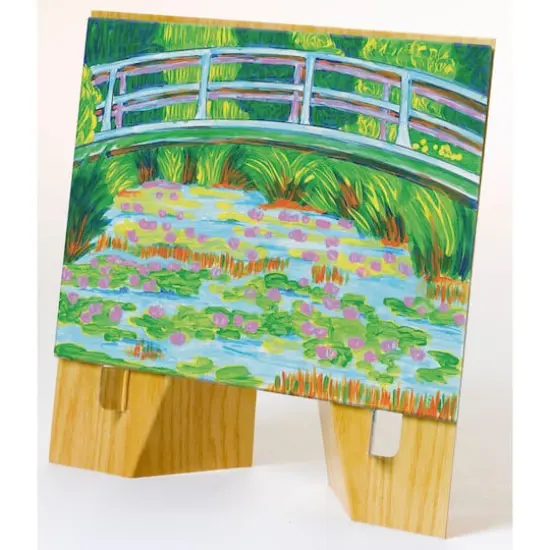 Faber-Castell Paint by Number Museum Series, The Japanese Footbridge {5}