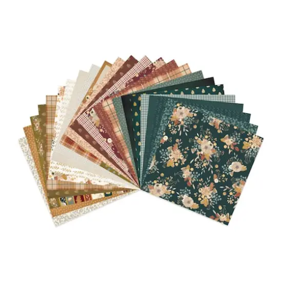 Craft Smith 12" x 12" Warm Tapestry Paper Pad {3}