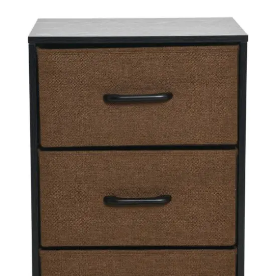 Household Essentials 26" 3-Drawer Dresser Black {8}