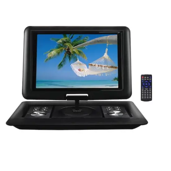 Trexonic 15.4" Portable DVD Player with Swivel LCD Screen {8}