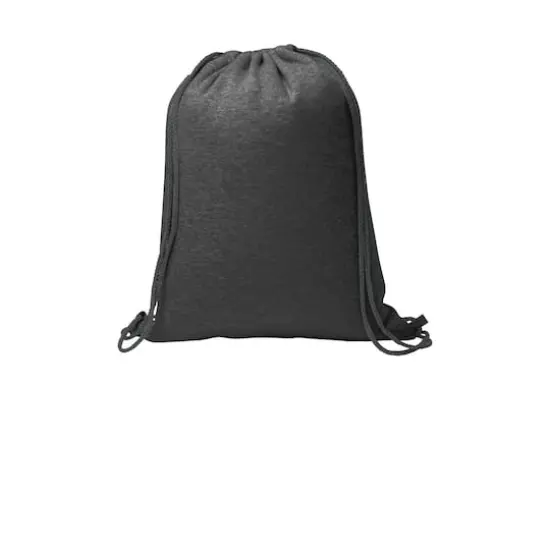 Port & Company&reg; Core Fleece Sweatshirt Cinch Pack Dark Heather Grey {4}