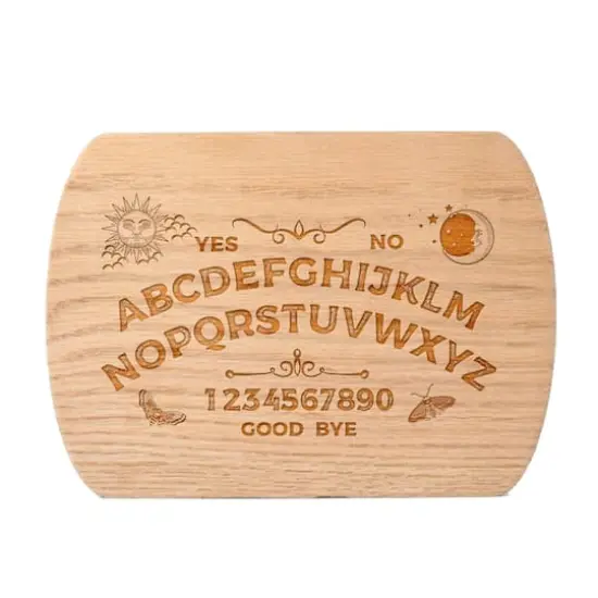 Ouija Board 8" x 11" Redwood Oval Cutting Board {1}