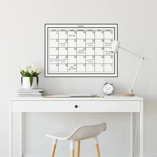 WallPops White Monthly Dry Erase Calendar, 2ct. {4}