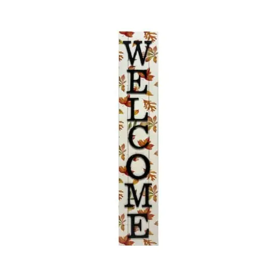 47" Welcome Leaf Pattern Door Greeter by Ashland&reg; {1}