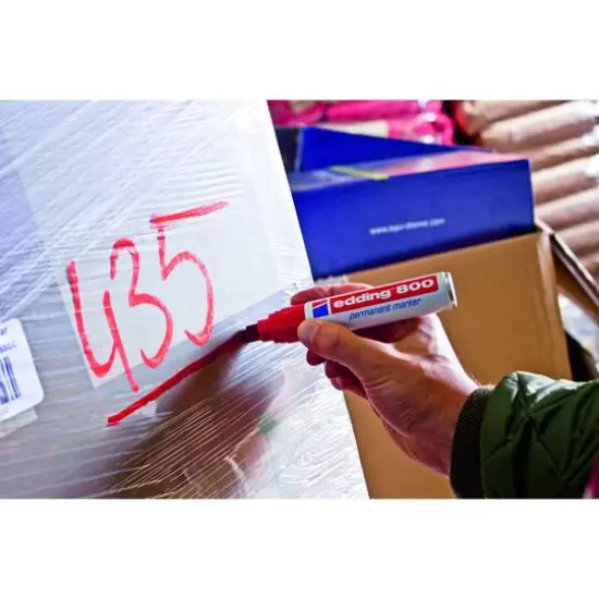 edding&reg; 800 Permanent Marker Red {5}