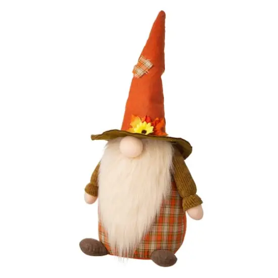 Glitzhome&reg; 24" Fall Fabric Gnome D&eacute;cor Accent {6}