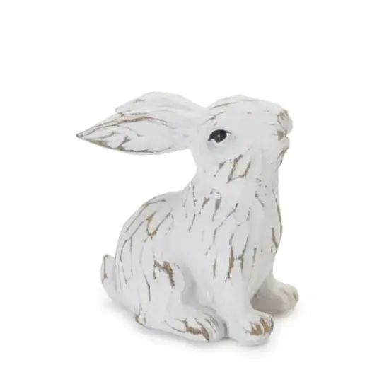 Carved Bunny Figurines Set {5}